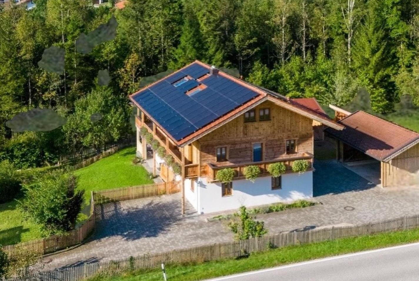 Ferienwohnung Alpenzauber Weissbach Schneizlreuth Exterior foto